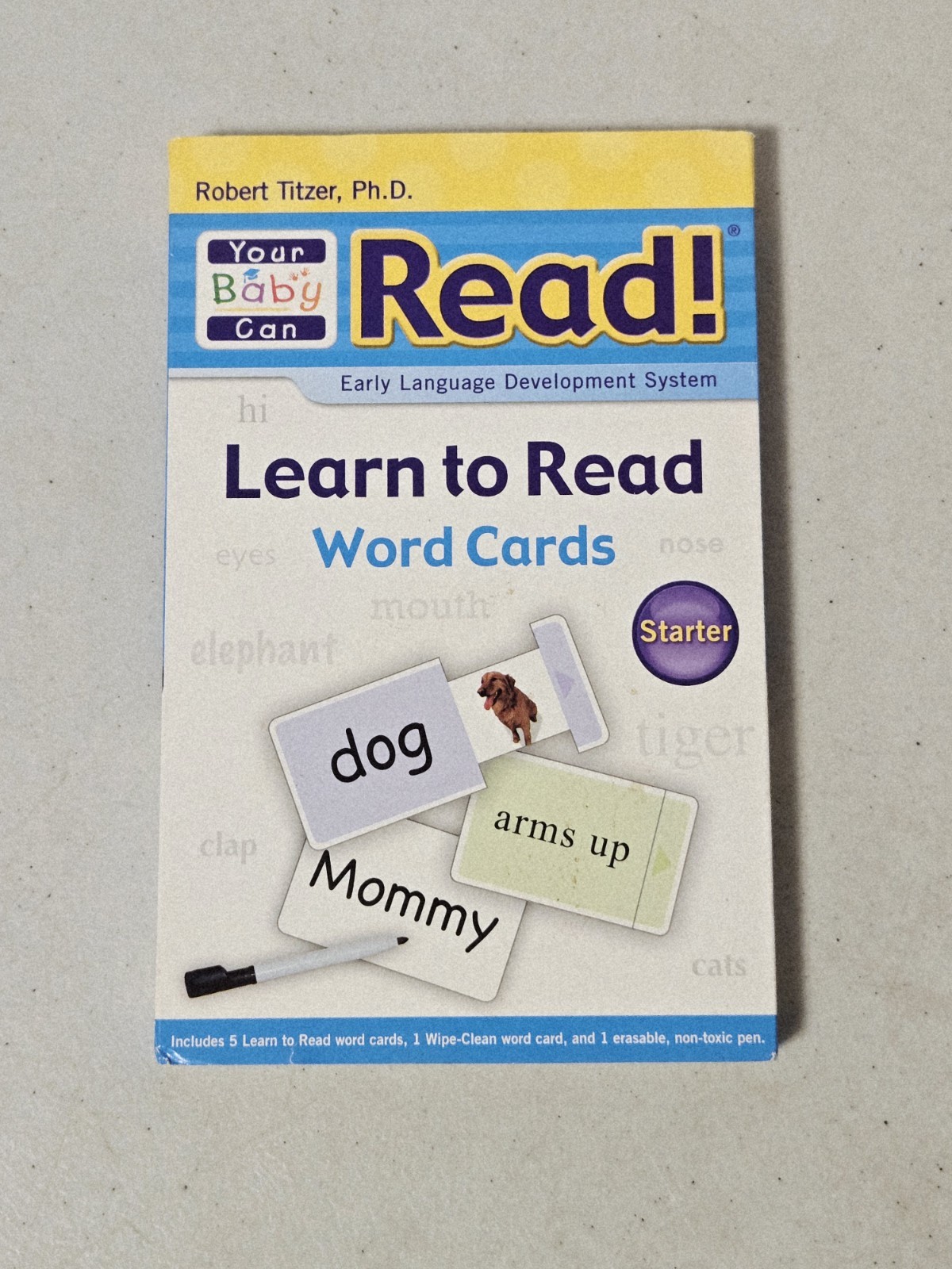 Your Baby Can Read Early Language Development System, Robert Titzer, Ph.D. – Lot