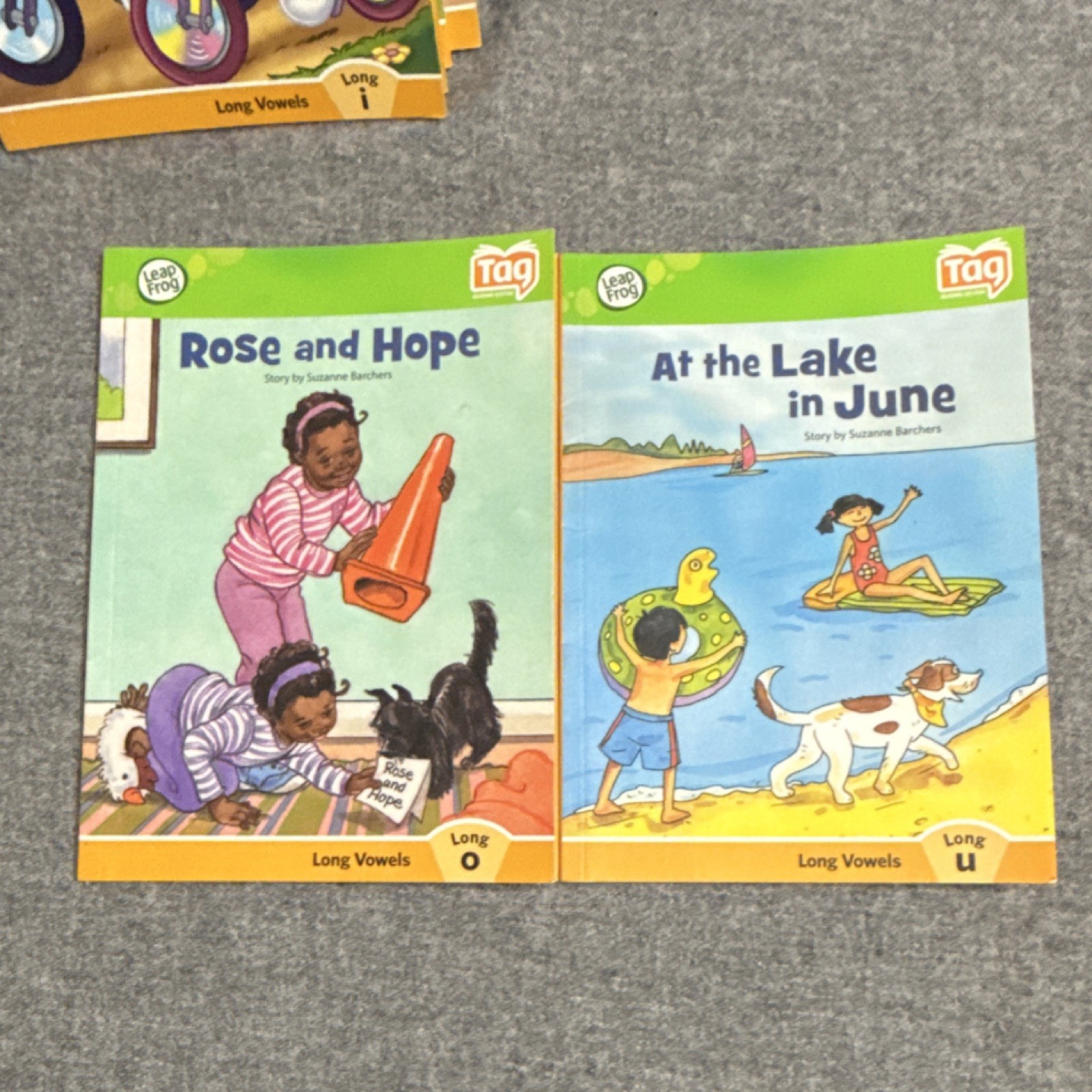 8 LeapFrog Tag Reading Books Lot Toy Story Phonics Ages 4-8