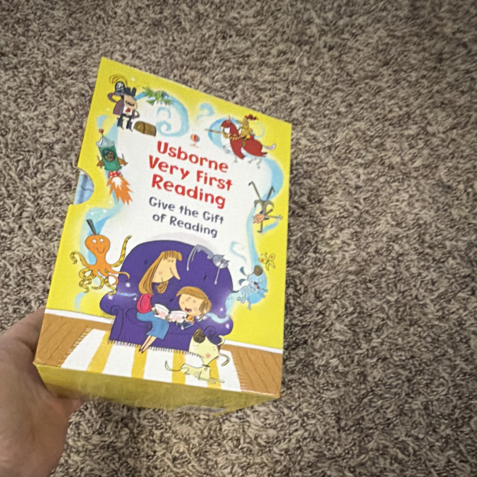 Usborne Very First Reading Box Set 15 Books Ages 4-7 Years 2010 Educational