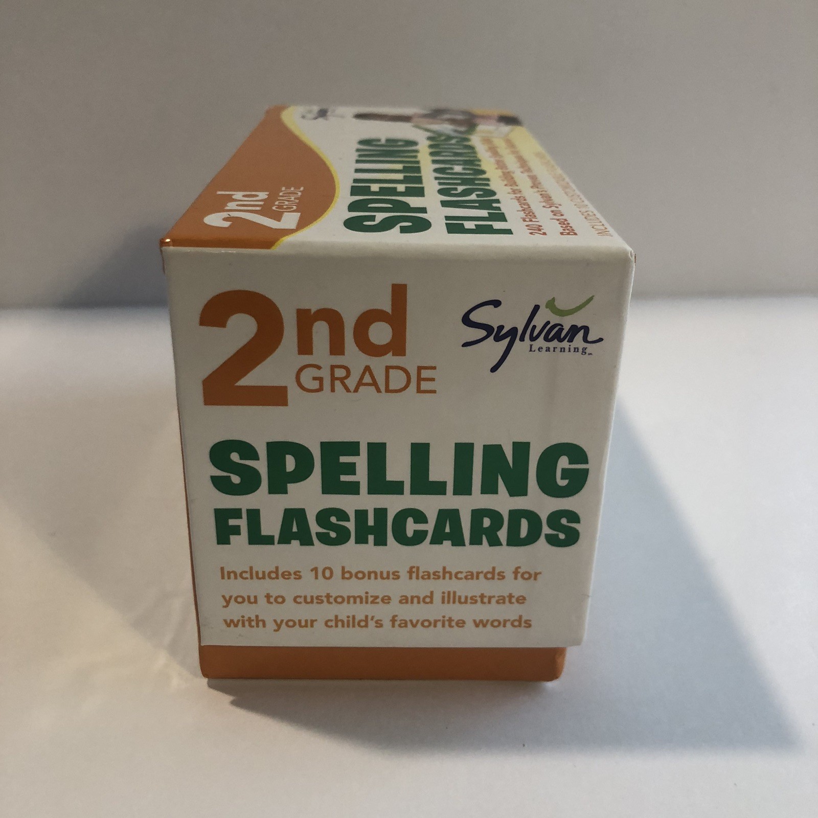 Sylvan Learning 2nd Grade Spelling Flashcards 240 Cards Phonics 9780307479396