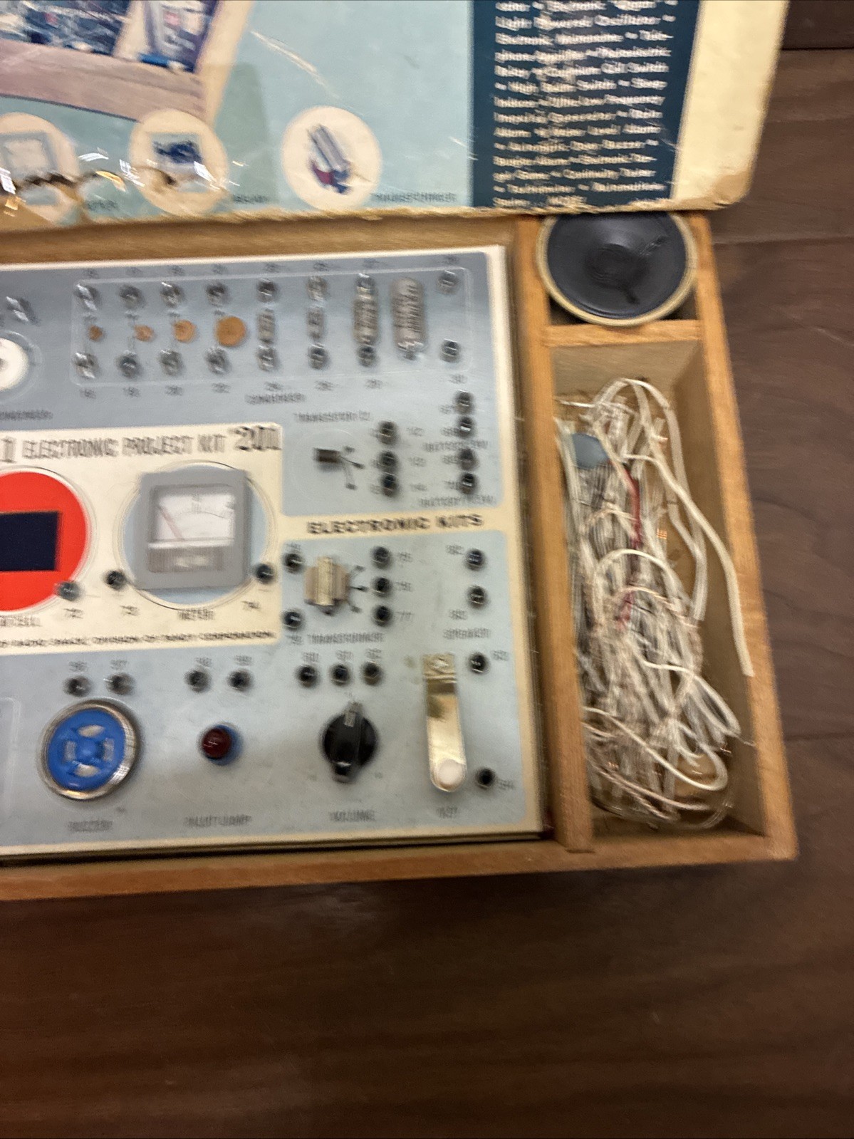 Vintage Radio Shack Science Fair Electronic Project Kit #201 1967 UNTESTED