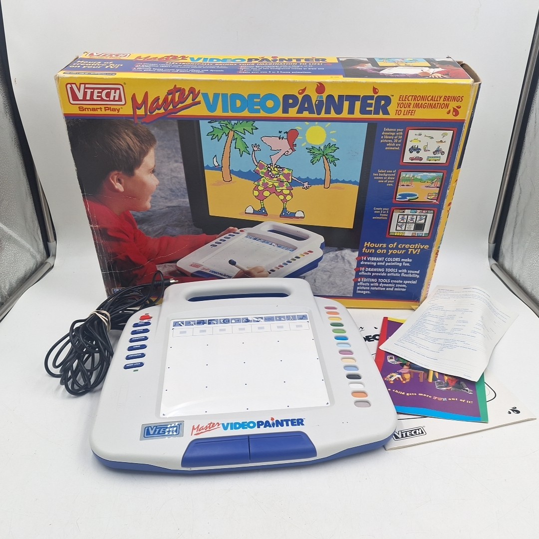 Vintage 1990’s VTech Master Video Painter TV Drawing Pad Without Pen – Untested