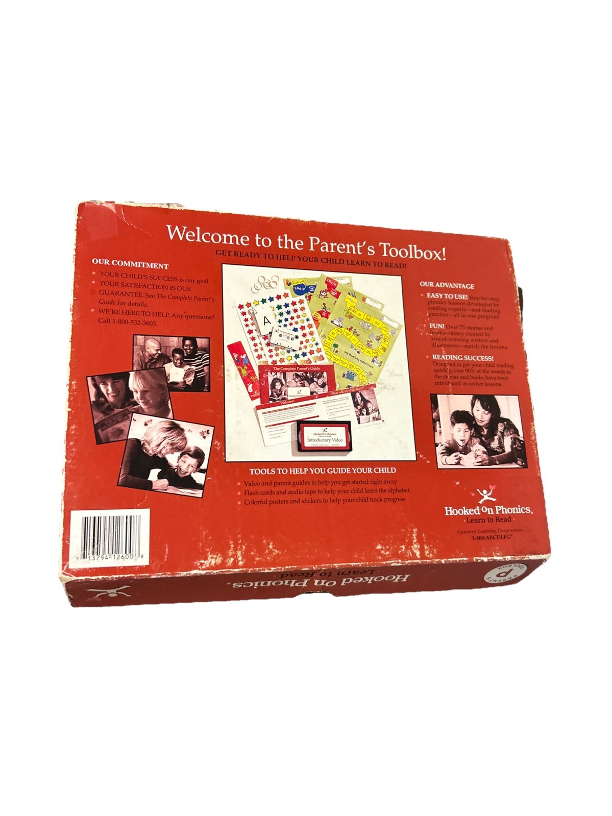 Hooked on Phonics Learn to Read Parent’s Toolbox 1998 Edition Box Set
