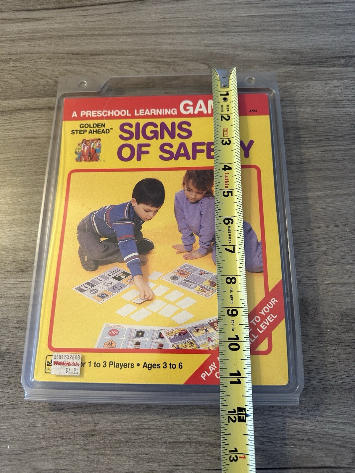 Signs Of Safety Golden Step Ahead Vintage Card Game Kids Learning Year 1986
