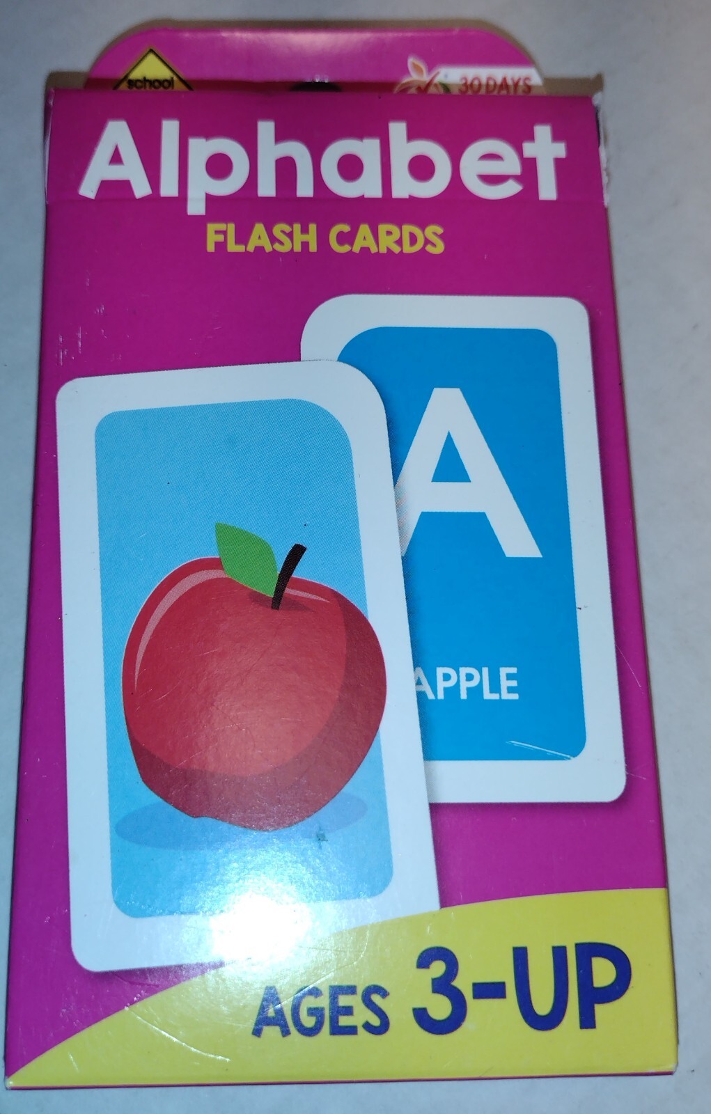 School Zone Alphabet Flash Cards Deck Home School Age 3+
