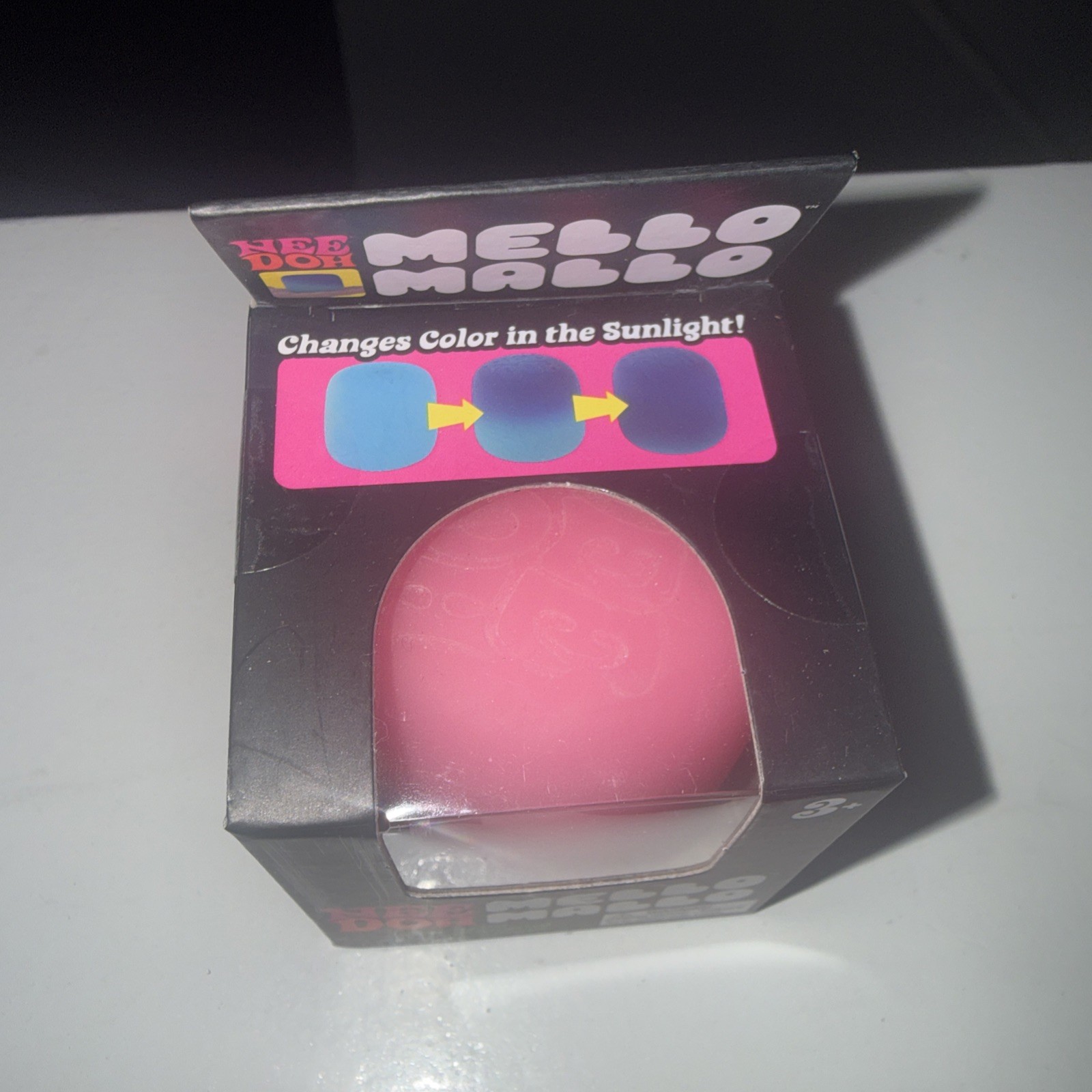 PINK NeeDoh Mello Mallo Color Change Squishy Squeeze Sensory Toy NEW