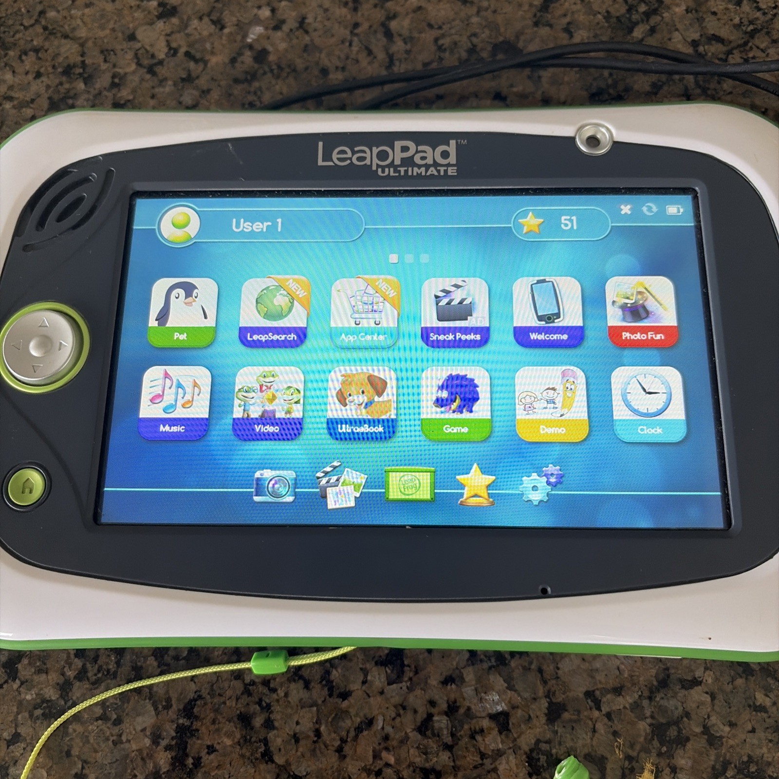 LEAP FROG LEAPPAD Ultimate Tablet 2017 Model 6020 See Notes