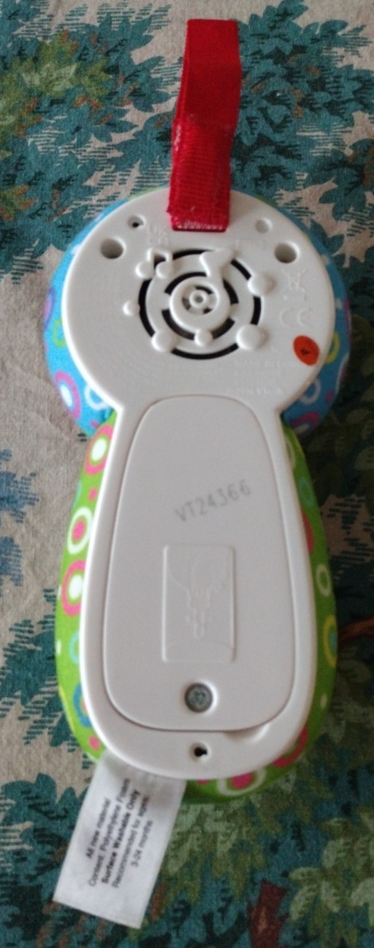 Vtech Peek and Play Phone (Blue/Green) Toy Teddy Bear Mirror Lights & Sounds