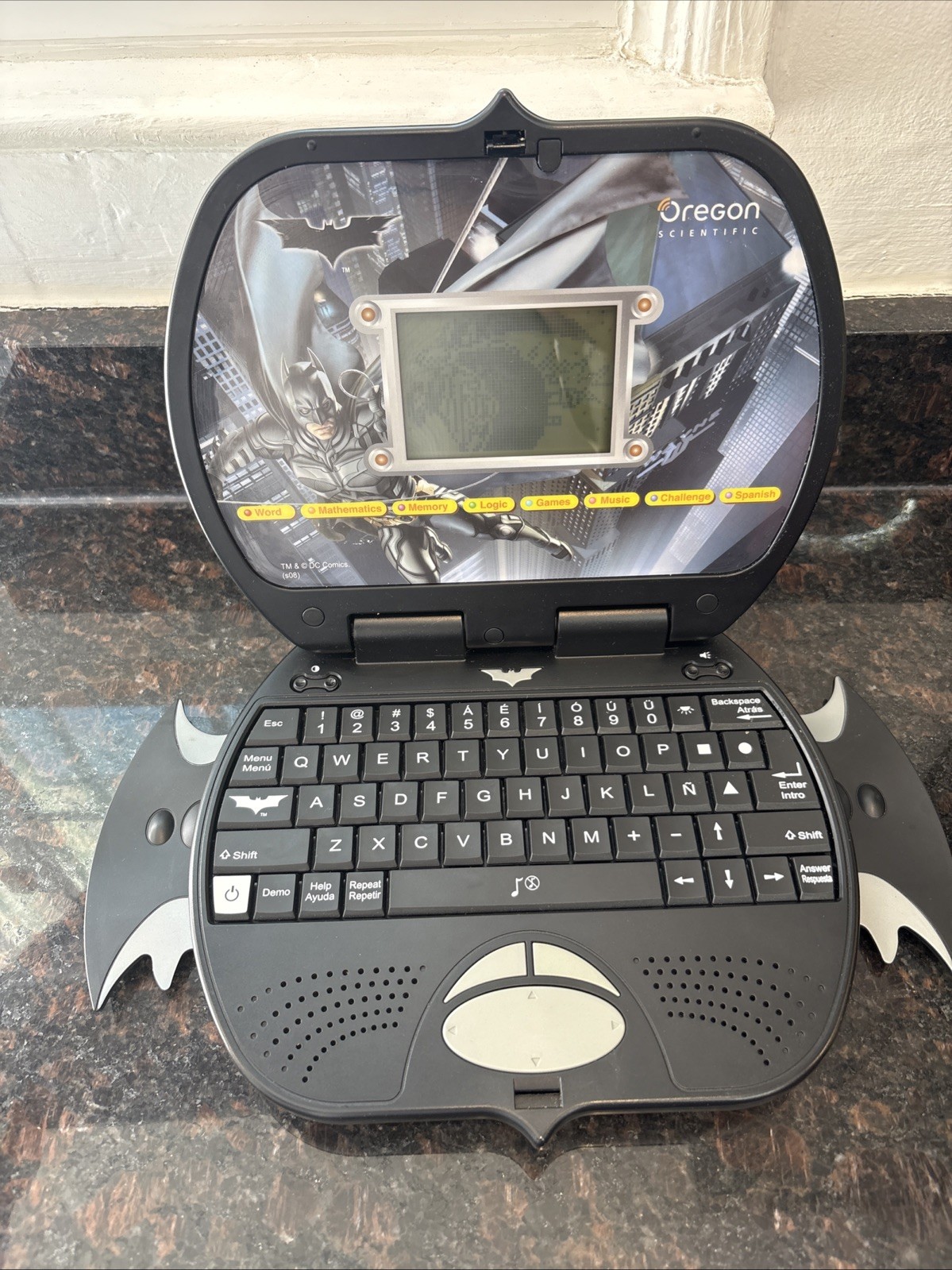 BATMAN Power Wing Laptop NEW Oregon Scientific (TESTED – WORKING) Vintage Game