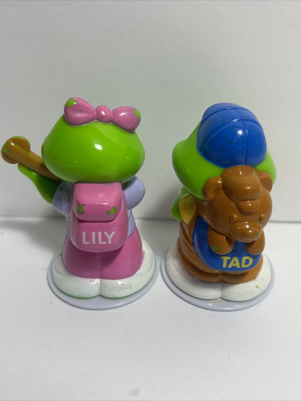 Vintage Leap Frog Phonics School Bus Music Band Replacement Figures Lily and Tad