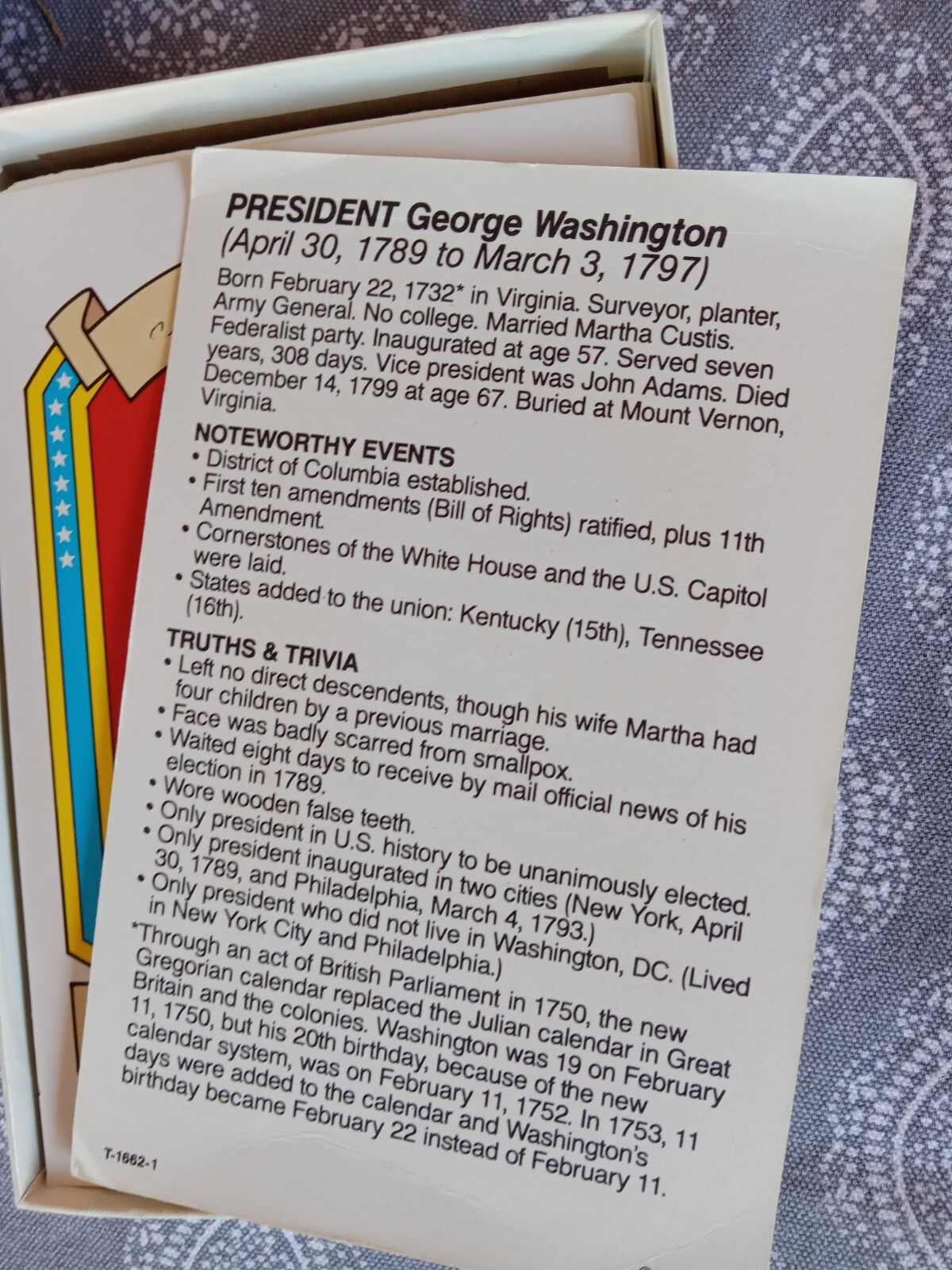 Trend Enterprises Pesidents Of The U. S. Potraits And Fact Filled Cards…