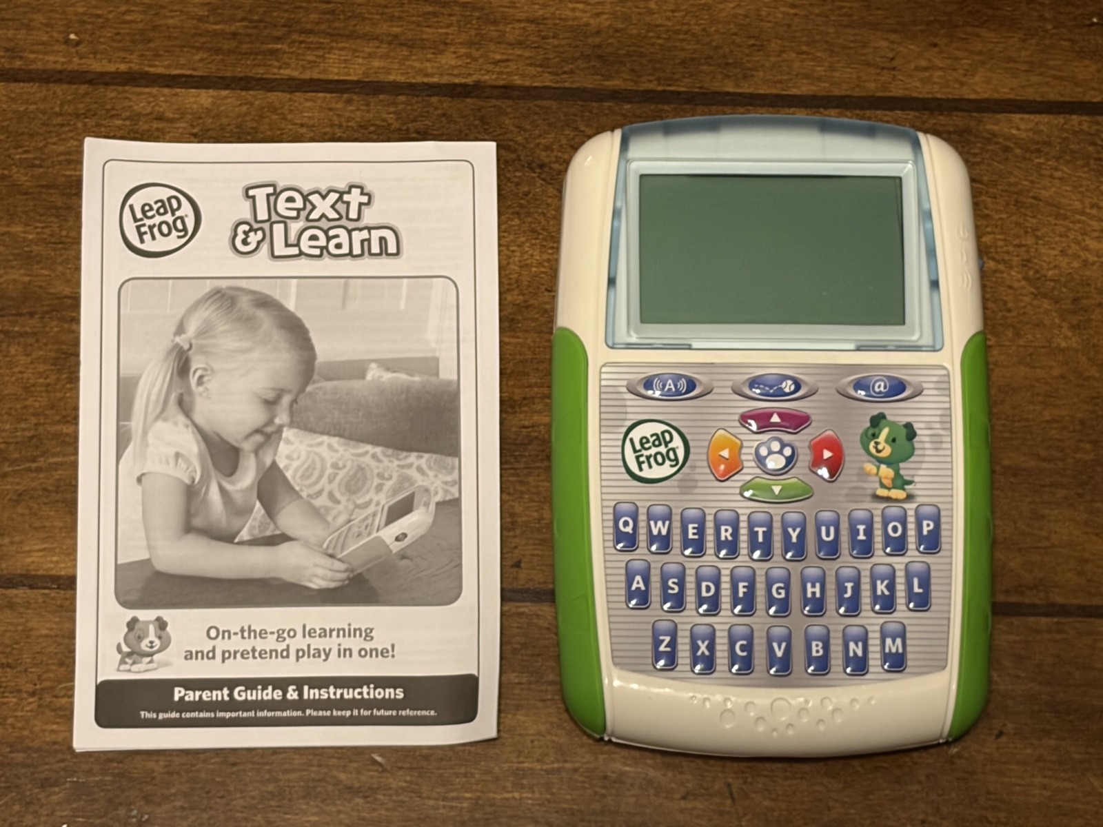 LeapFrog Learning Toy Lot, Text & Learn, Chat & Count, Scribble & Write, manuals