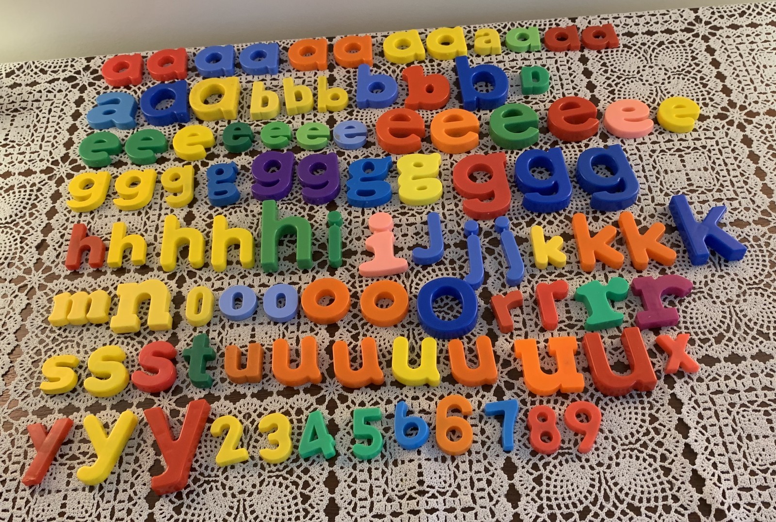 Magnetic Alphabet Letters Numbers Symbols 103 Pieces Learning Toy 1 to 2 Inch