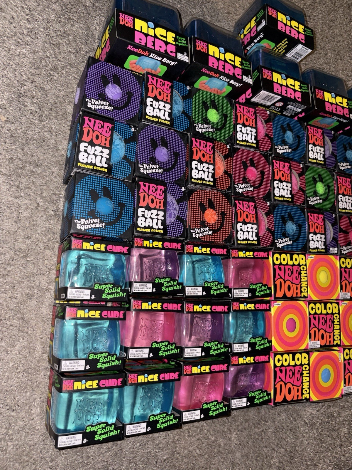 Huge NeeDoh LOT!! 54 total FAST FREE SHIP