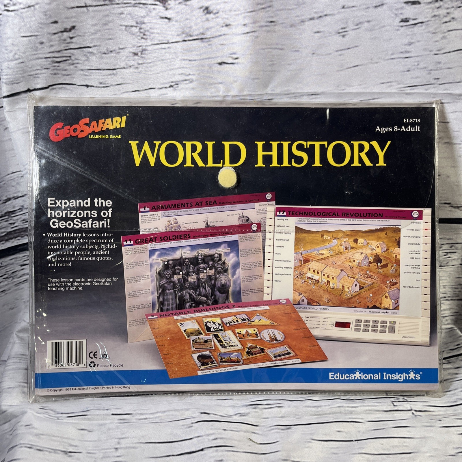 GeoSafari WORLD HISTORY EI-8718 Very Good Condition