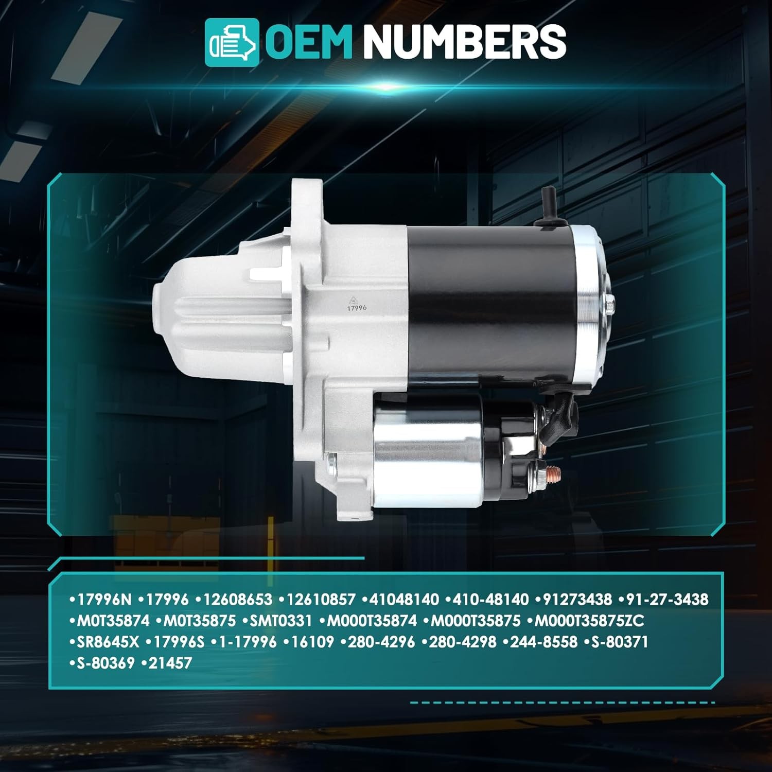 17996 Starter Motors Fit for Chevrolet Camaro 2010-2014, for Cadillac ATS 2013-2