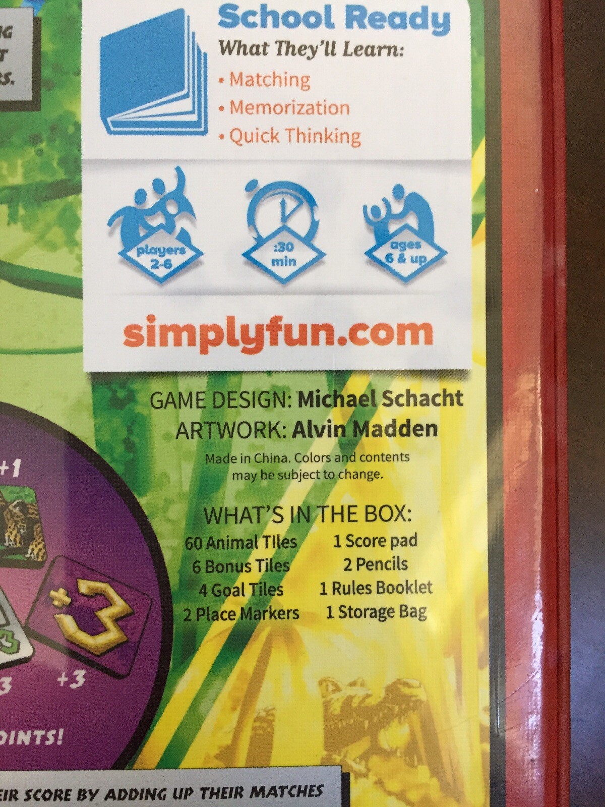 Michael Schacht Dino Dash Simply Fun Learning Game New