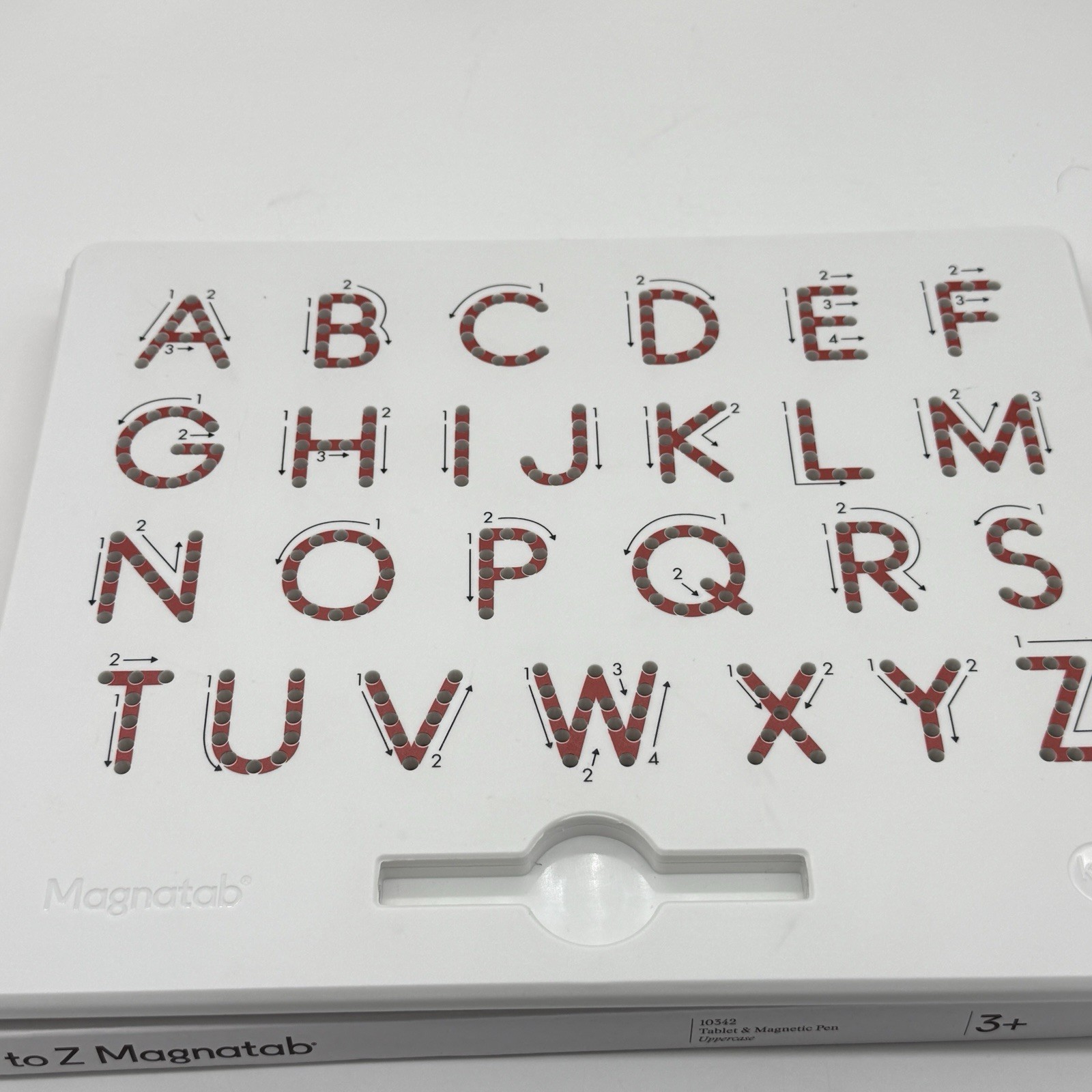 Kid O Magnatab Alphabet Letter Tracing Magnetic Pen Learning Toy Lot of 2 EUC