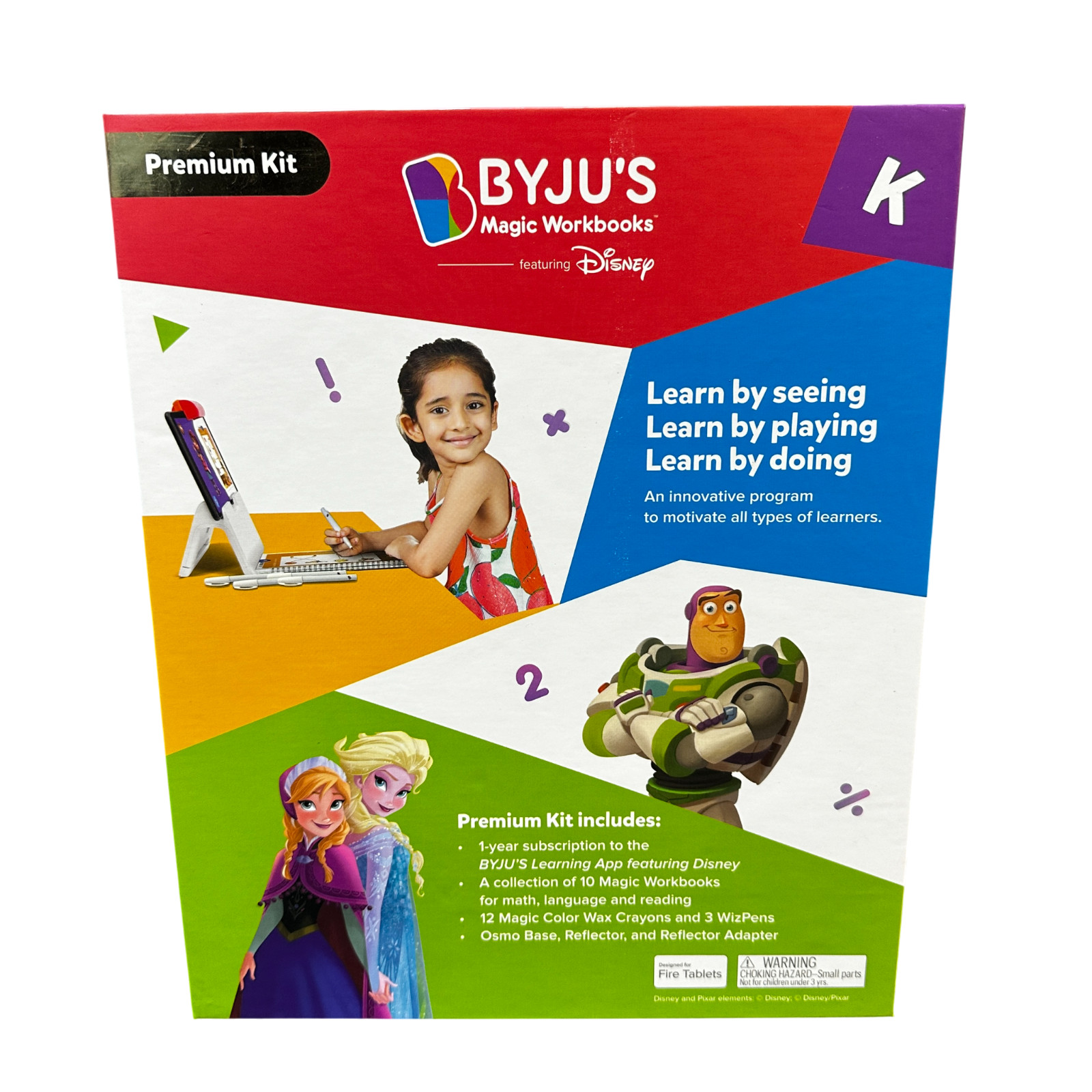 BYJU’S Learning Kit: Disney, Kindergarten Premium Edition 10 Workbooks Age 4-6