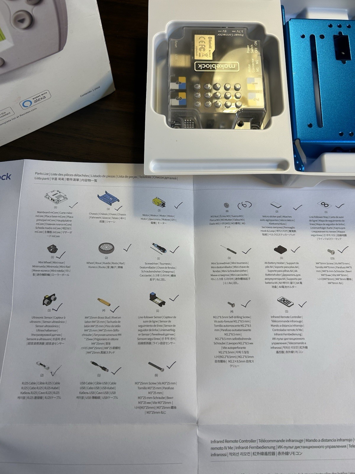 Makeblock mBot V1.2 Bluetooth STEM Robot Kit Blue P1050017 | Educational Coding