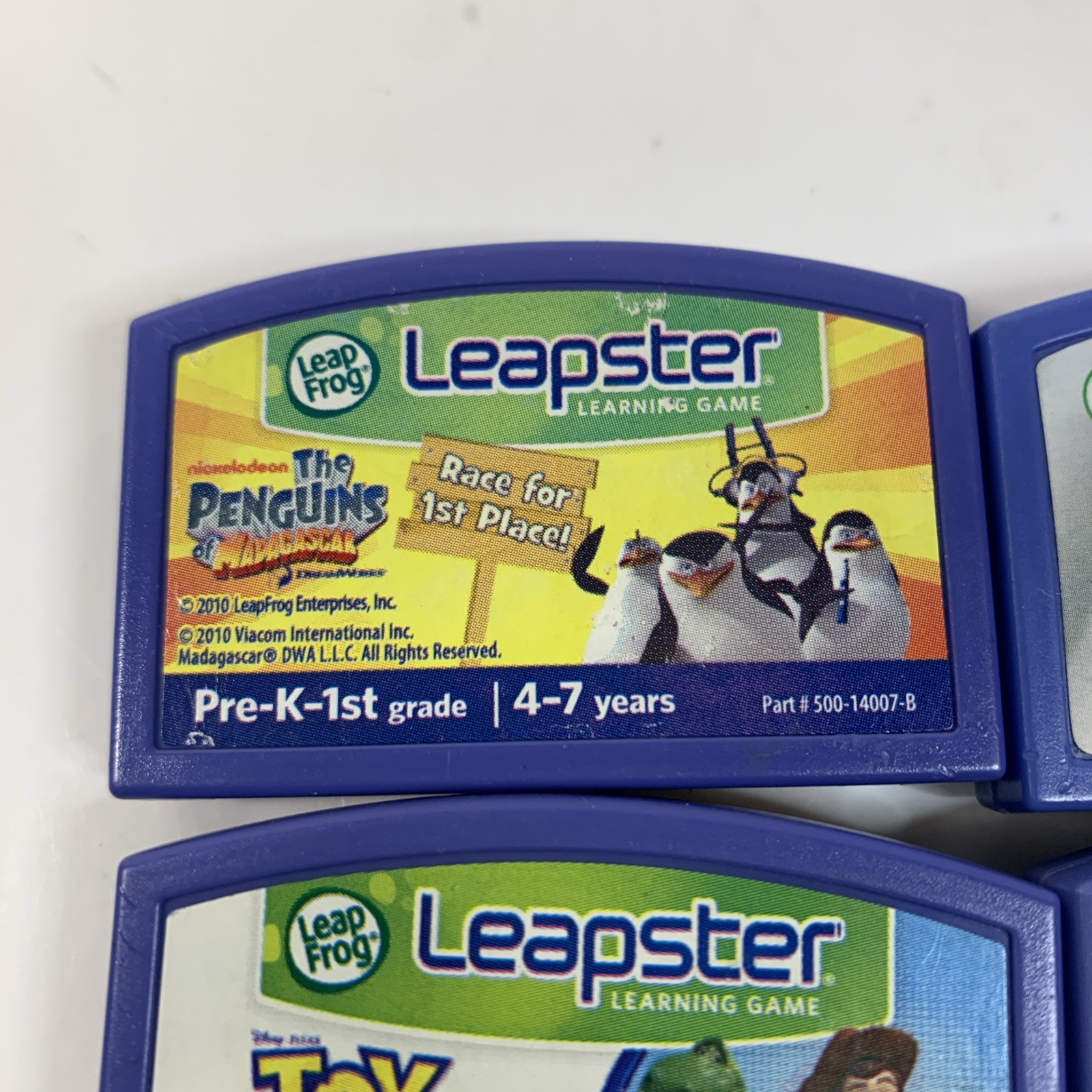 Leapster Leap Frog Electronic Learning Game Cartridges Mixed Lot of 6 All Tested