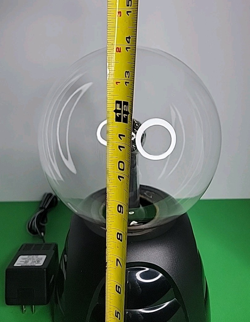 Spencers 8″ Plasma Ball Touch Sensitive Globe Light Lamp Sphere & Power Supply