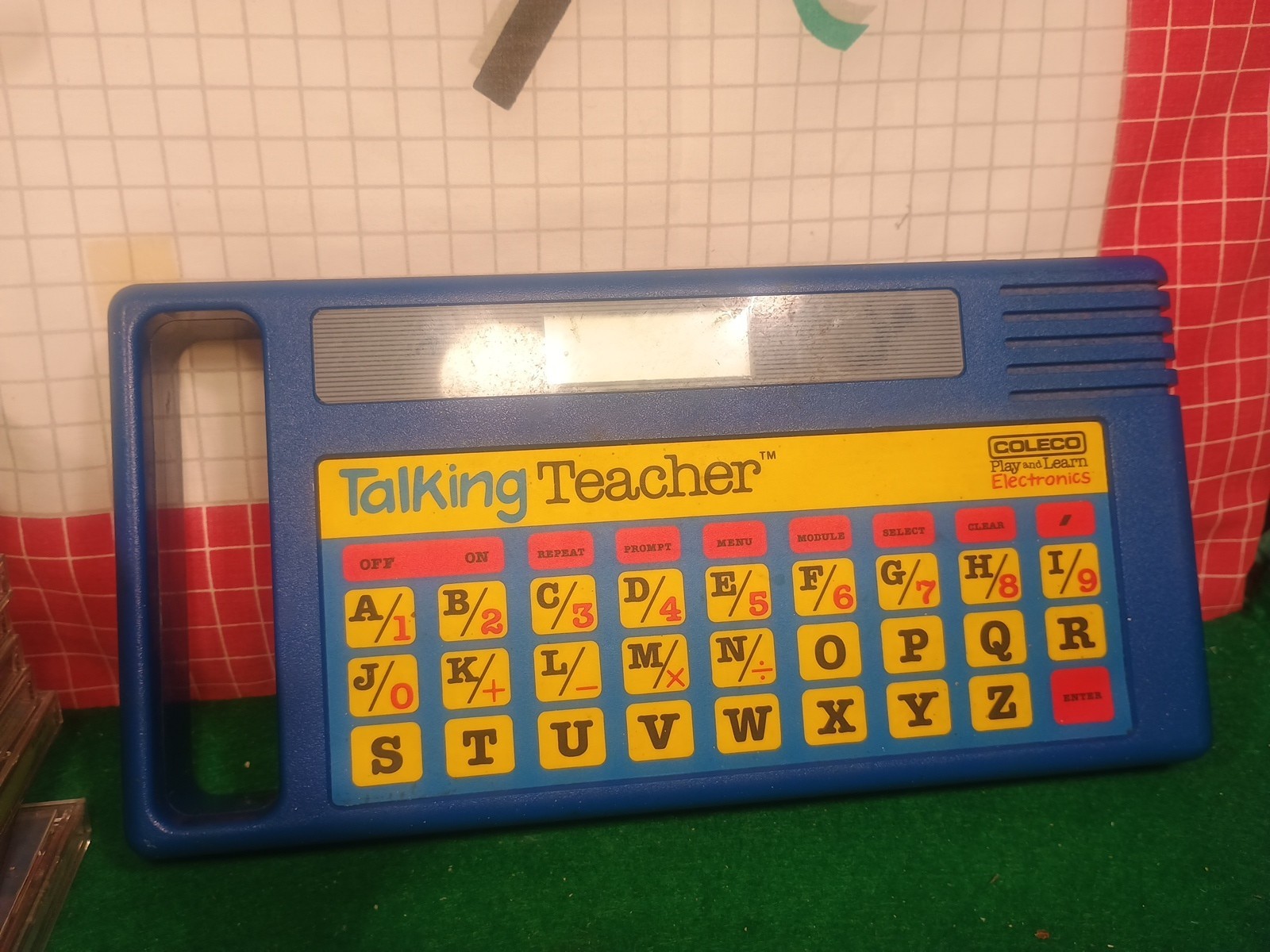 1985 Coleco Talking Teacher Spelling Math Electronic Game – Speaks, No LCD