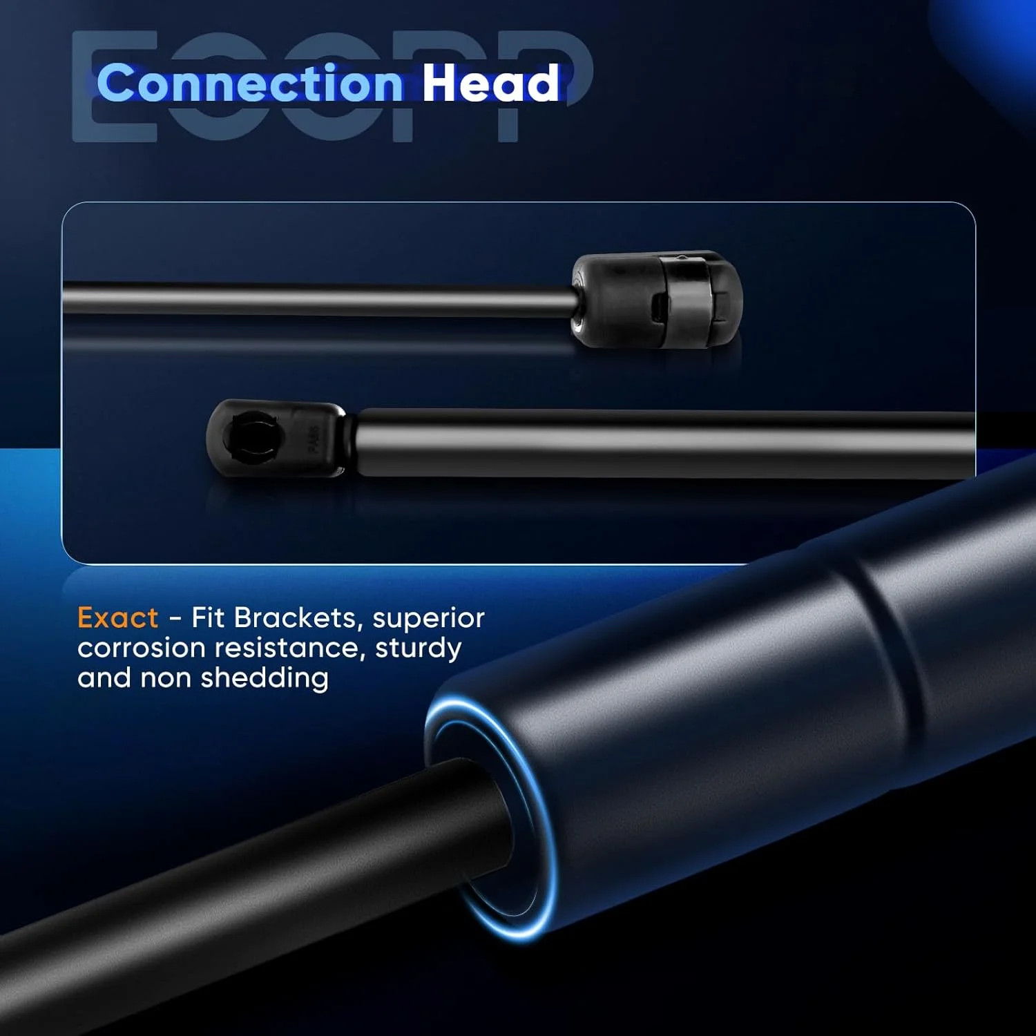ECCPP® Lift Supports Front Hood Struts Gas Springs Shocks for 2002-2010 for Ford