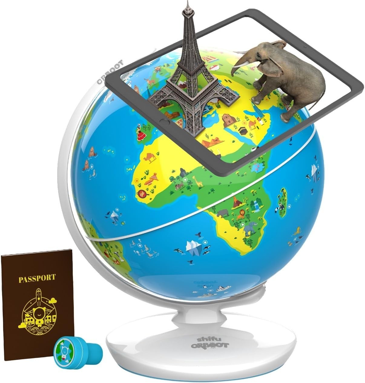 Play Globe for Kids– Orboot Earth: Interactive Kids Globe with 1000+ Facts on…