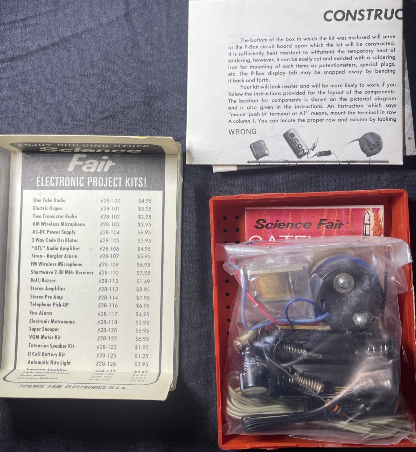 NEW Radio Shack Science Fair Moisture Detector Kit Ultra Rare