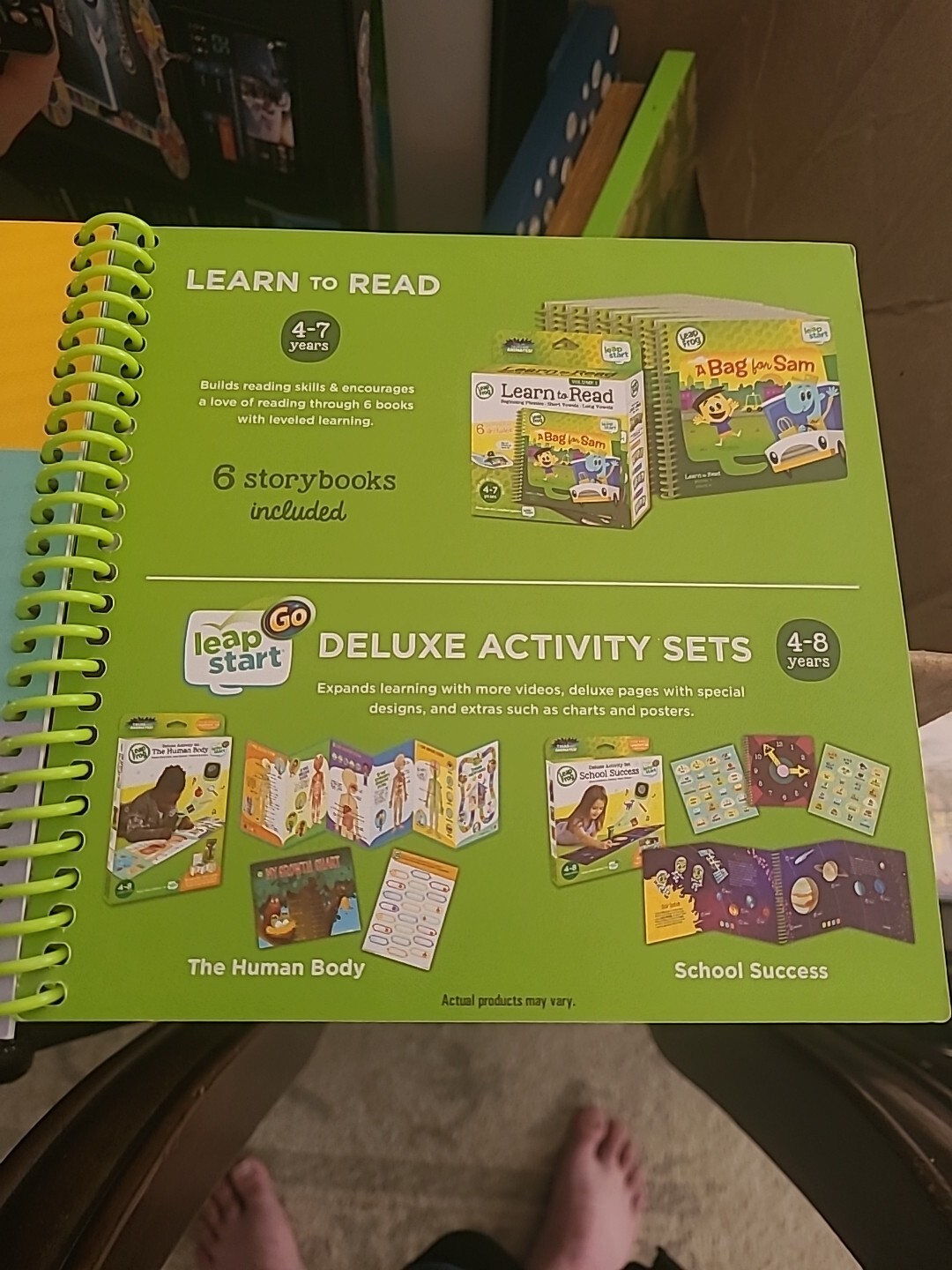 LeapFrog LeapStart Learn To Read Book 3 Meet Bot Short O & Short I 0187
