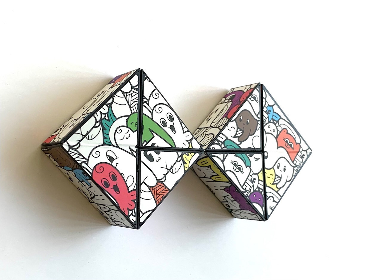 Perfect Stocking Stuffer-Fidgebo Shape Shifting Cube Toy