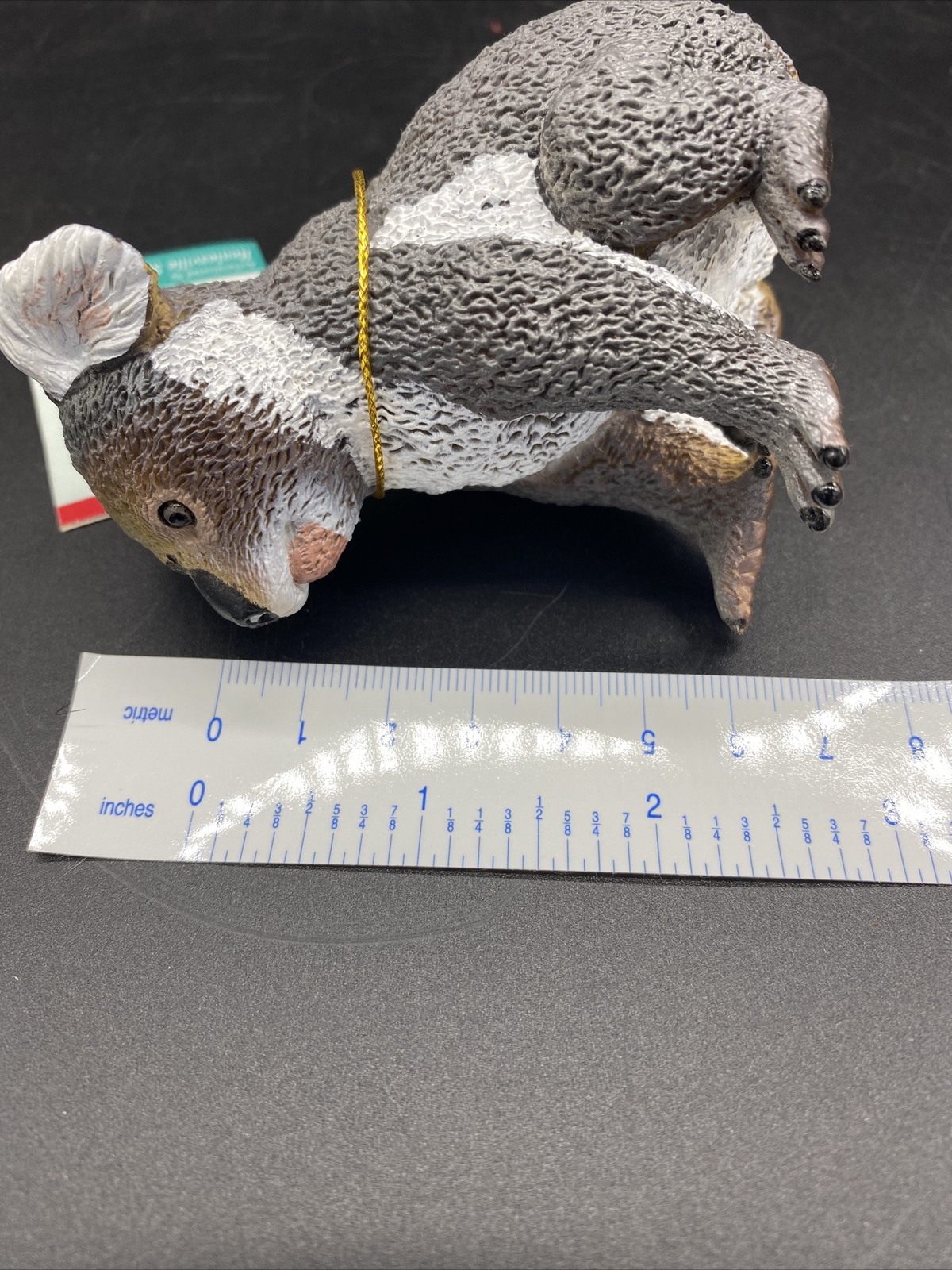 Koala Bear Science and Nature Australia Vinyl Toy Figure With Tag Gray
