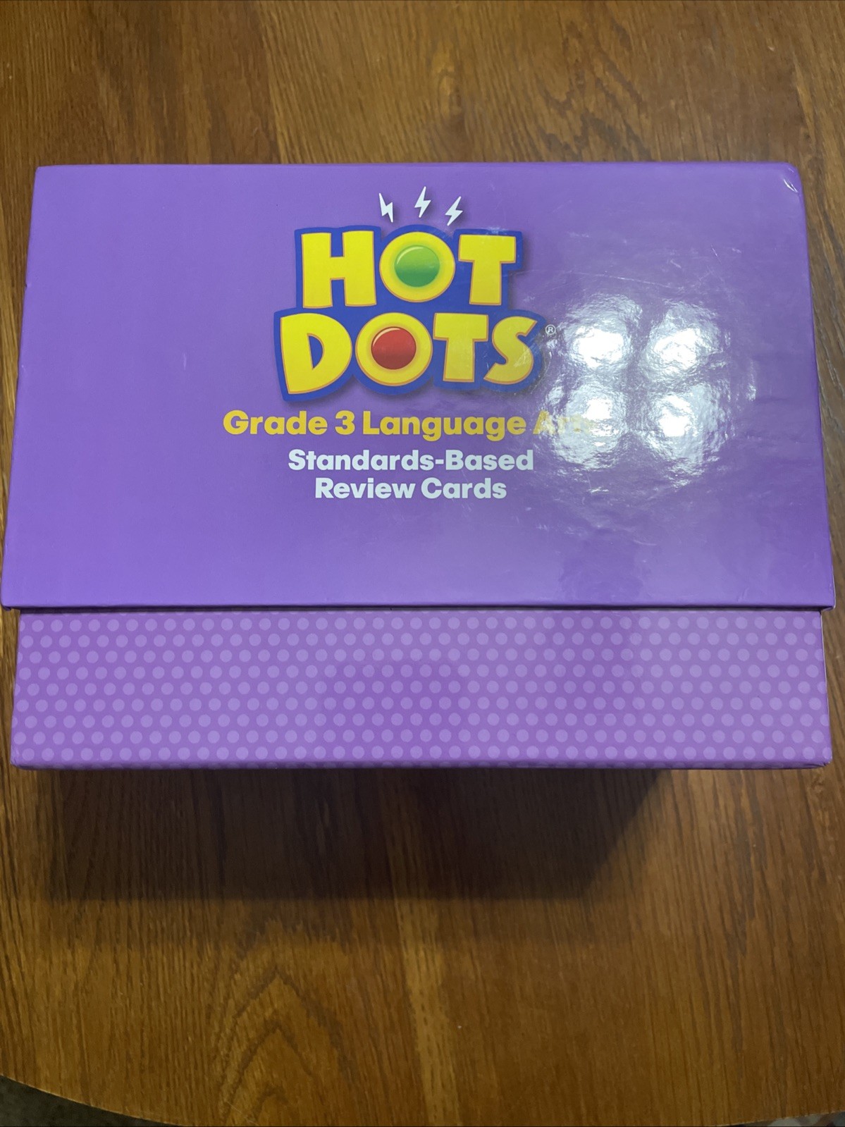 Hot Dots Standards Based Review Cards 3rd Grade Language Arts Box Set