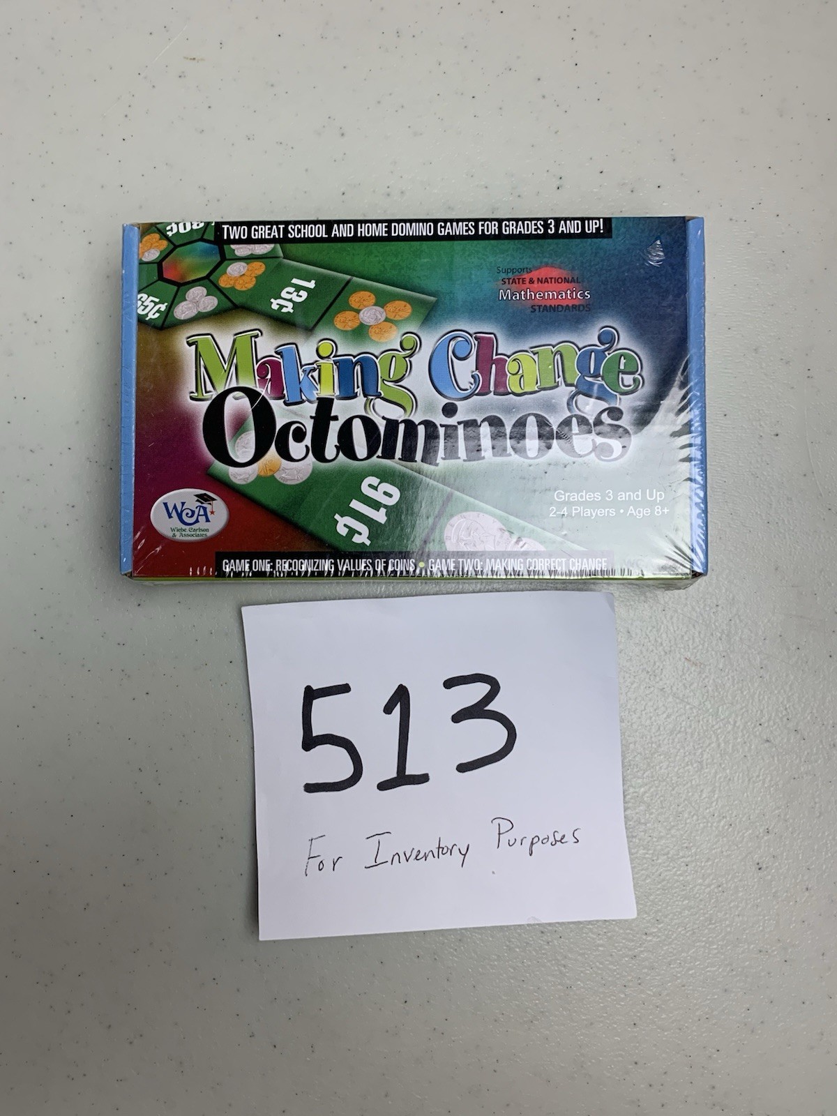 Making Change Octominoes – Learning Advantage – Grades 2 and Up – Brand New