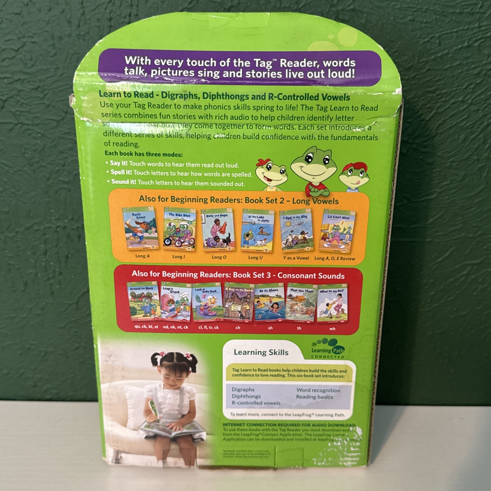 Leap frog, Learning to read, Book set 4, Advanced Vowels. 4 – 7 years, 6 books