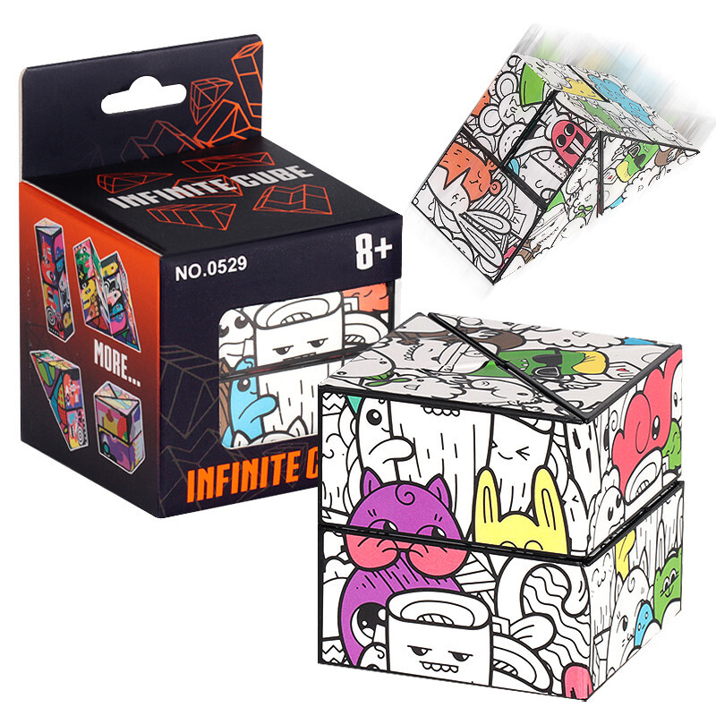 Perfect Stocking Stuffer-Fidgebo Shape Shifting Cube Toy