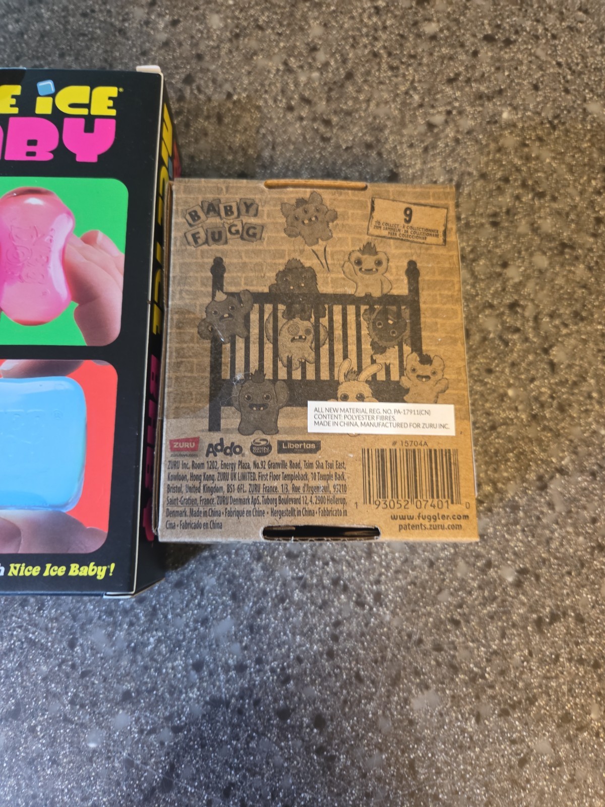 NeeDoh Nice Cube Sensory Squeeze Toy 4-Pack + 1 Free Baby Fuggler. All Brand New