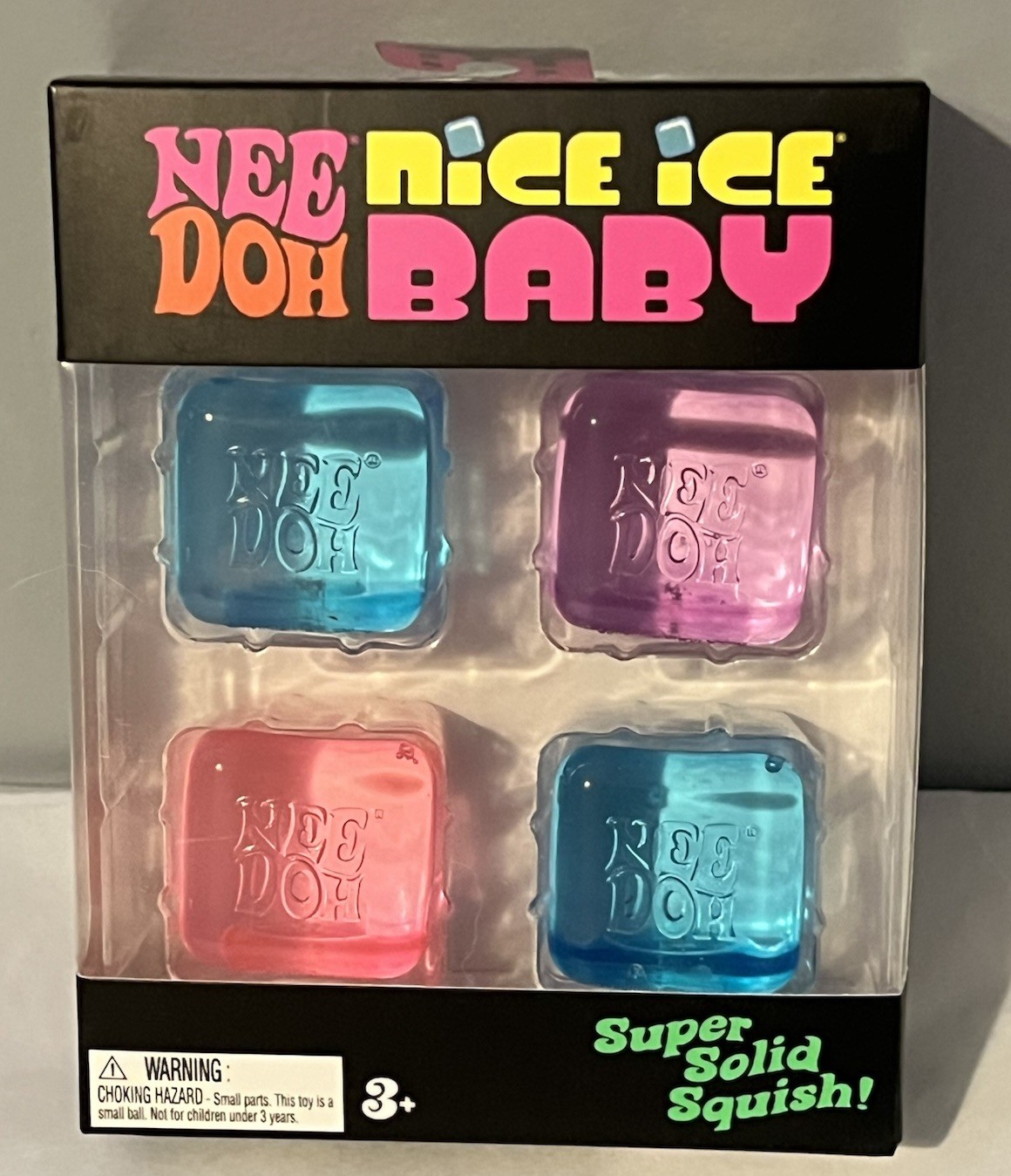 Schylling NEEDOH NICE ICE BABY 4-Pack (Mini Nice Cubes) ~NEW & AUTHENTIC