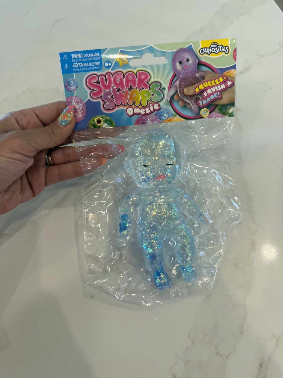 Sugar Swaps Baby Tactile Glitter Squeezable Sensory Toy ORB Curiosities