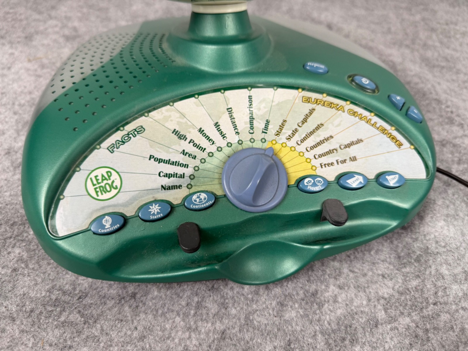 Leap Frog Interactive Talking Smart Globe Eureka Challenge Geography Game Works