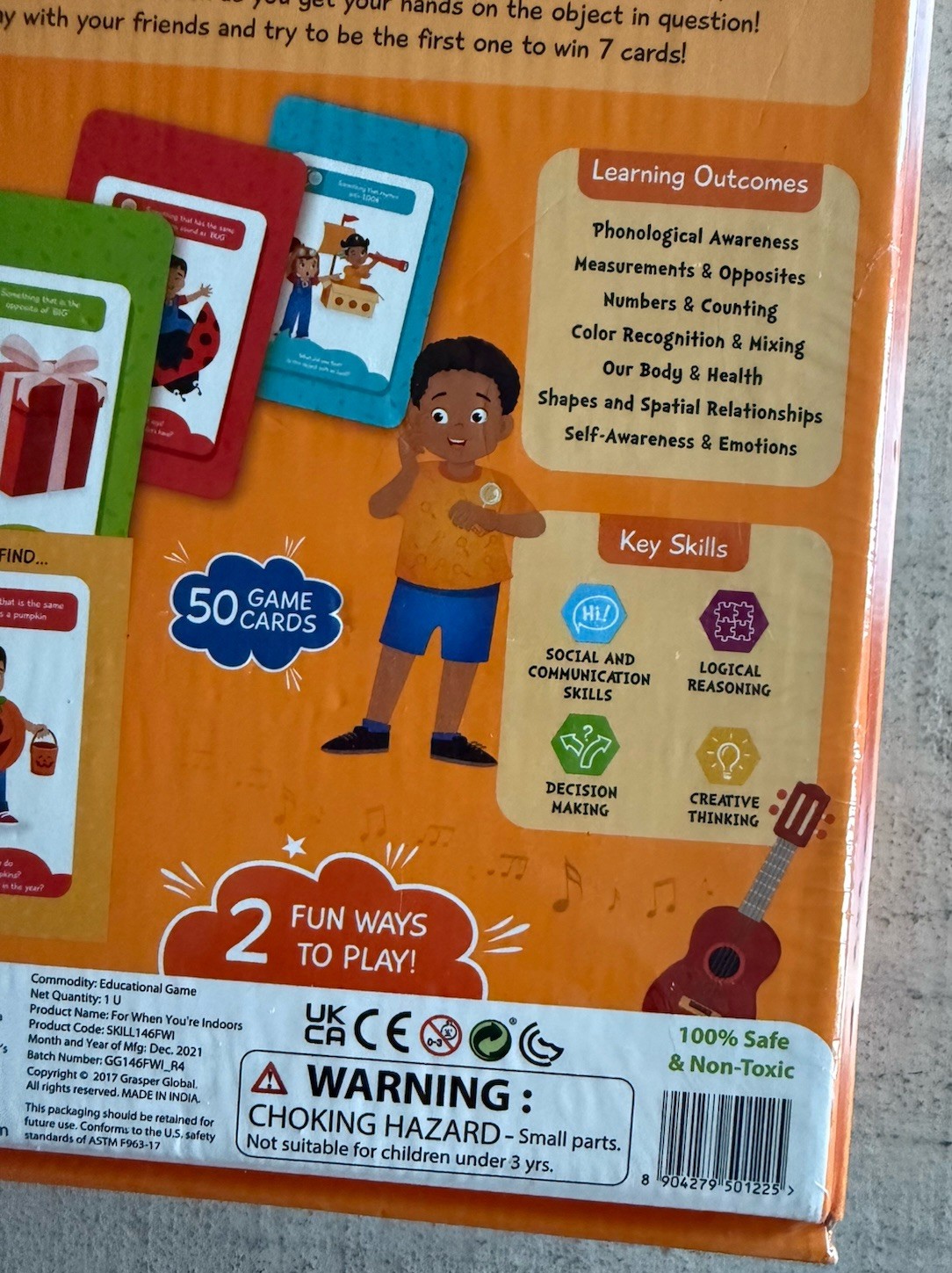 Skillmatics FOUND IT Indoors Scavenger Hunt Card Game Educational NEW Sealed