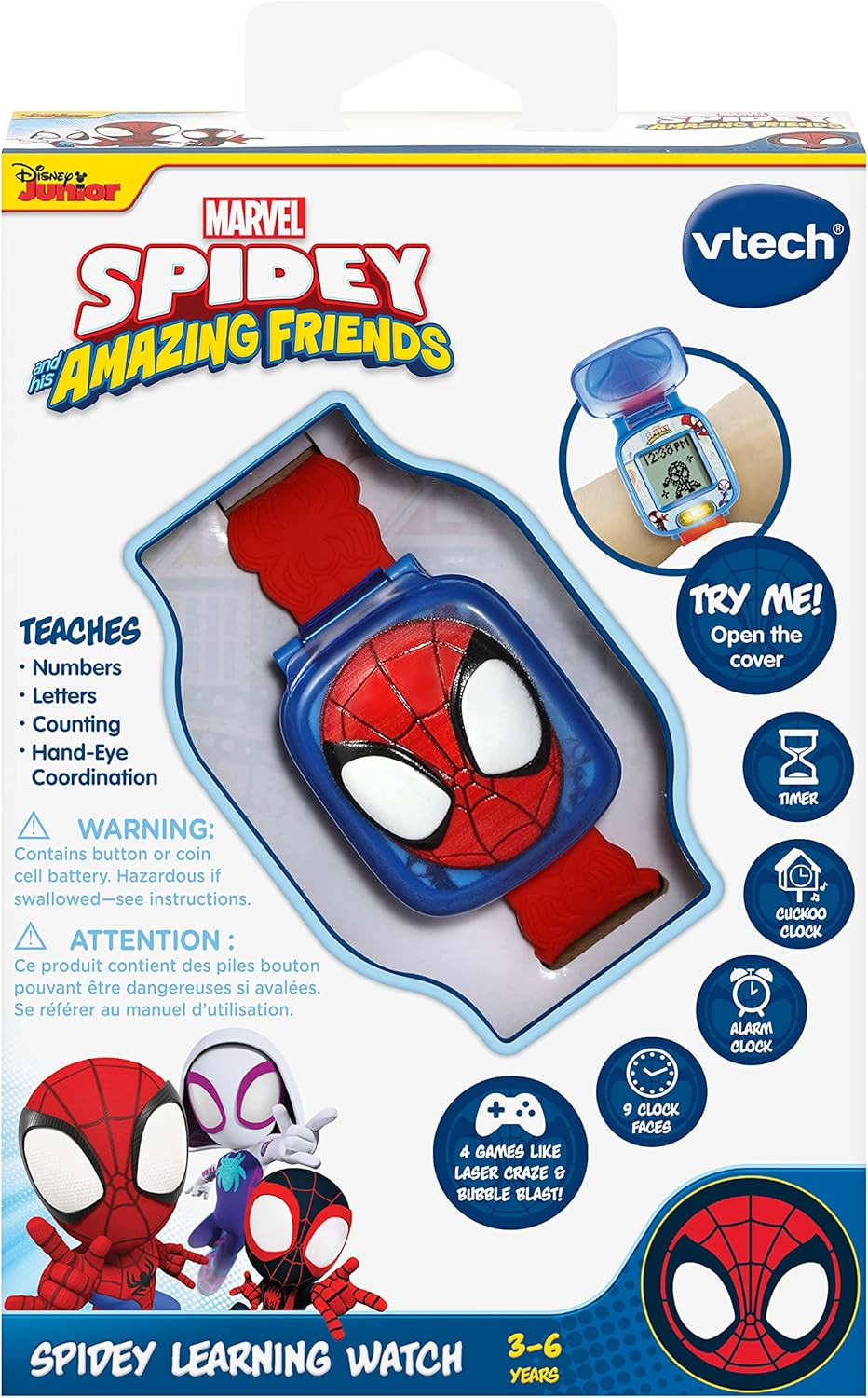 Spidey and His Amazing Friends – Spidey Learning Watch