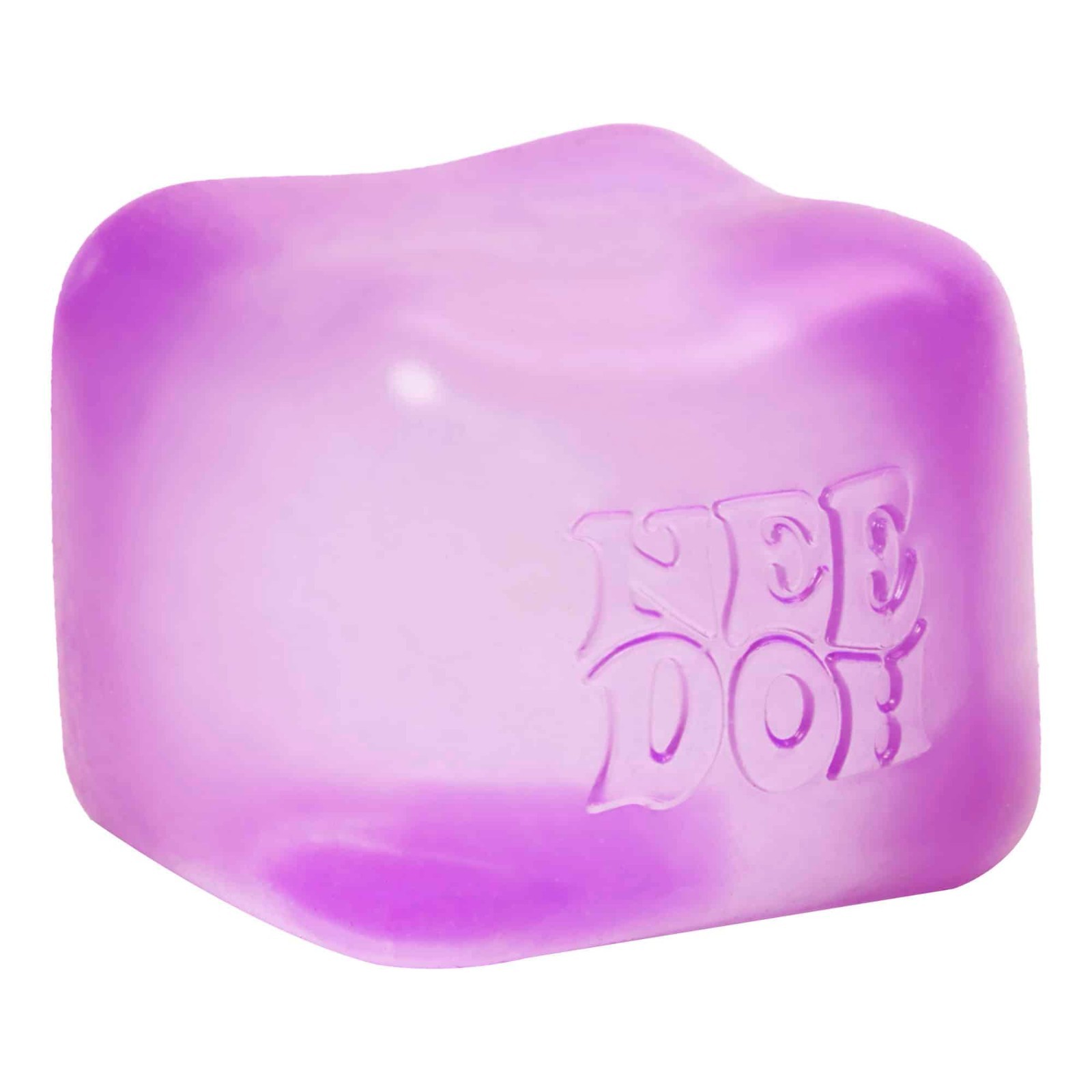 Schylling NeeDoh Nice Cube PURPLE Sensory Squeeze Toy with Super Solid Squish