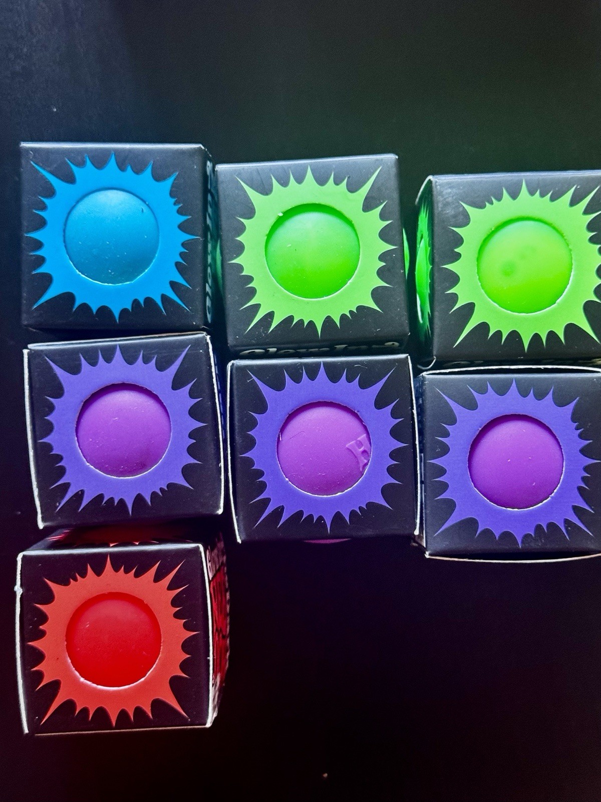 Schylling Glow In The Dark Tactile Sensory Toy Nee Doh Stress Ball 26028YP