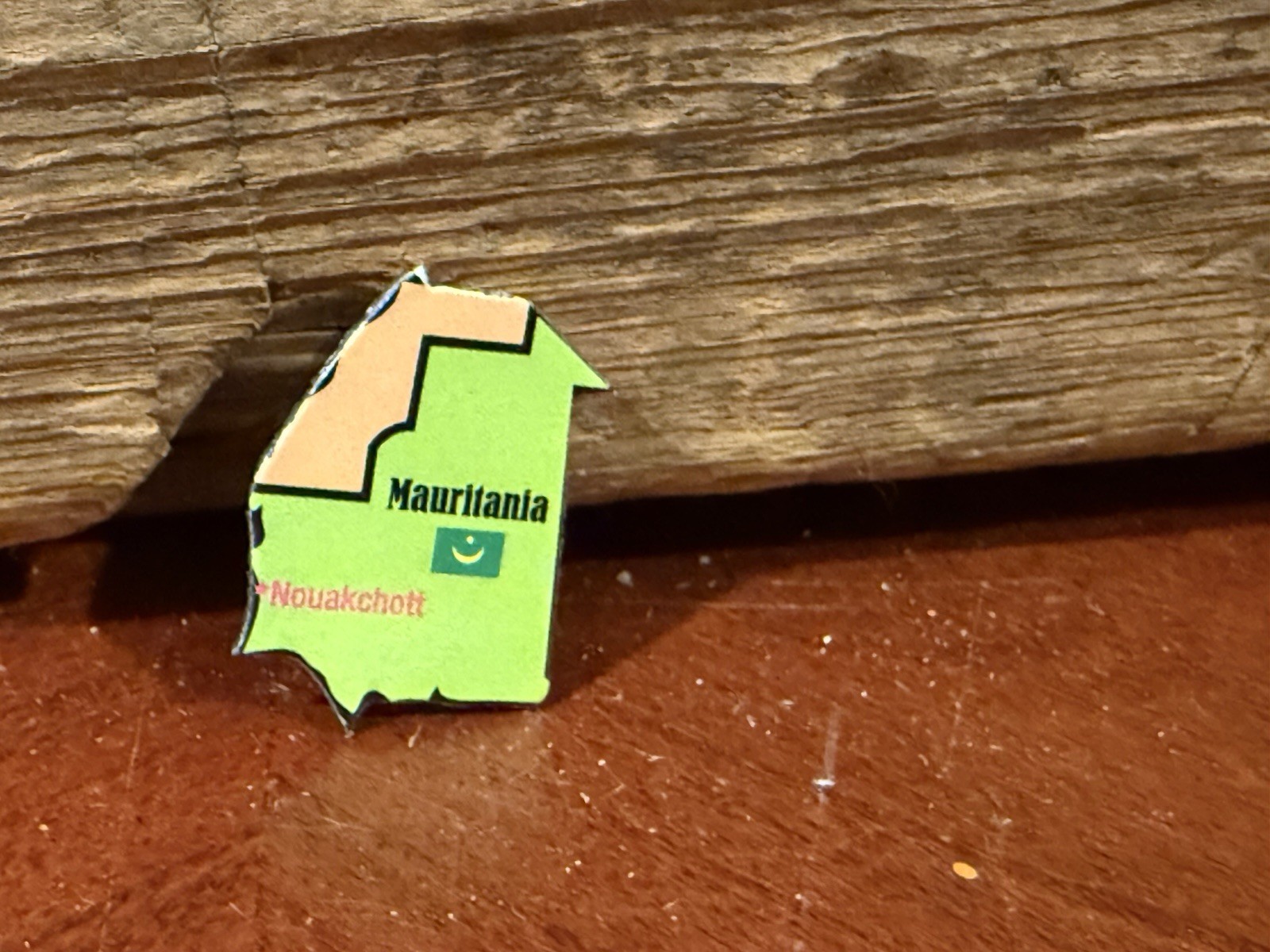 Ata-Boy Magnetic World Map Play-n-Learn Mauritania