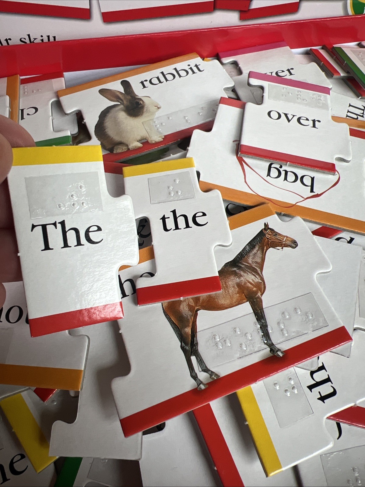 Game Braille Activities Kids DK Games Modified Visually Impaired Silly Sentences