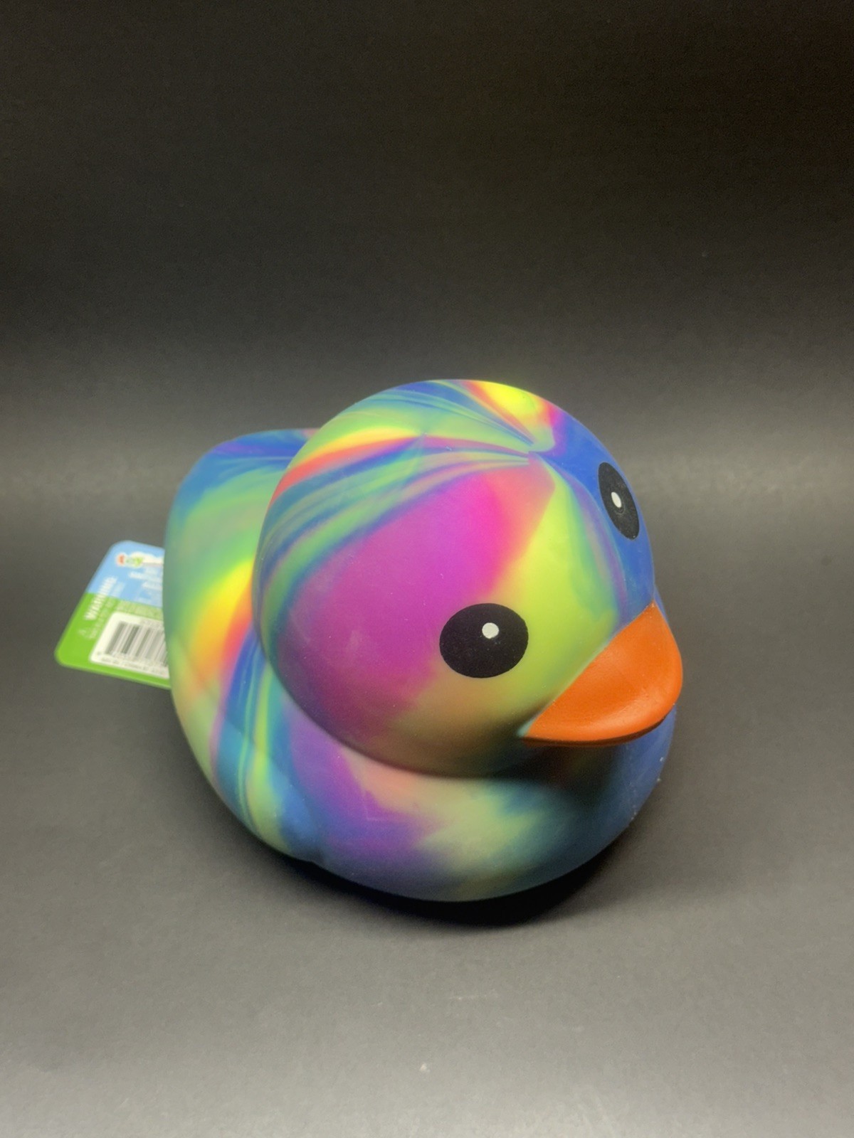 Sunny Days Jumbo Squeezy Duck – Tie-Dye Squishy Stress Relief Toy