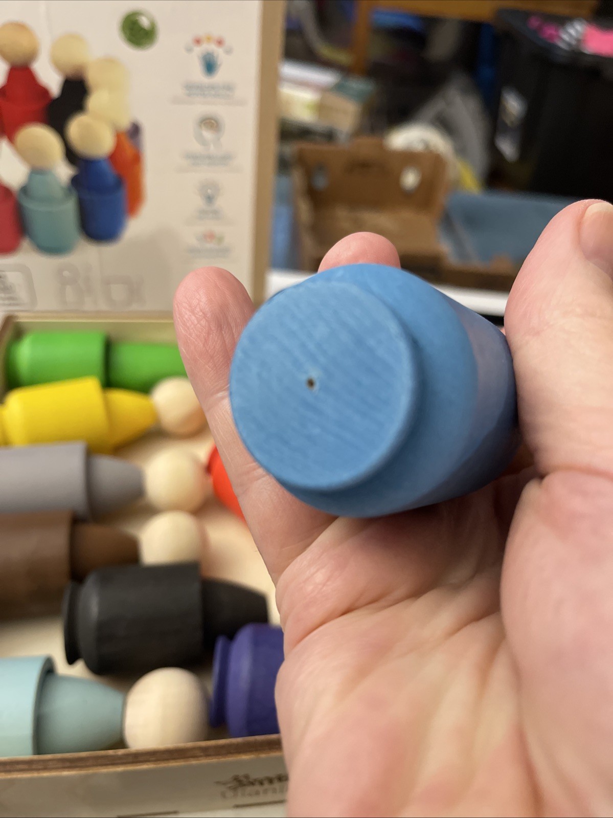 Peg Dolls for Sorting Toddlers Montessori Toys for 3+ Year Olds