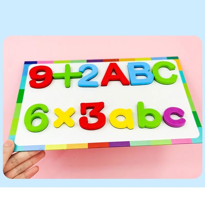 76pcs Lower CaseMagnetic Alphabet Letters EVA Foam Kids Learning Educational Toy